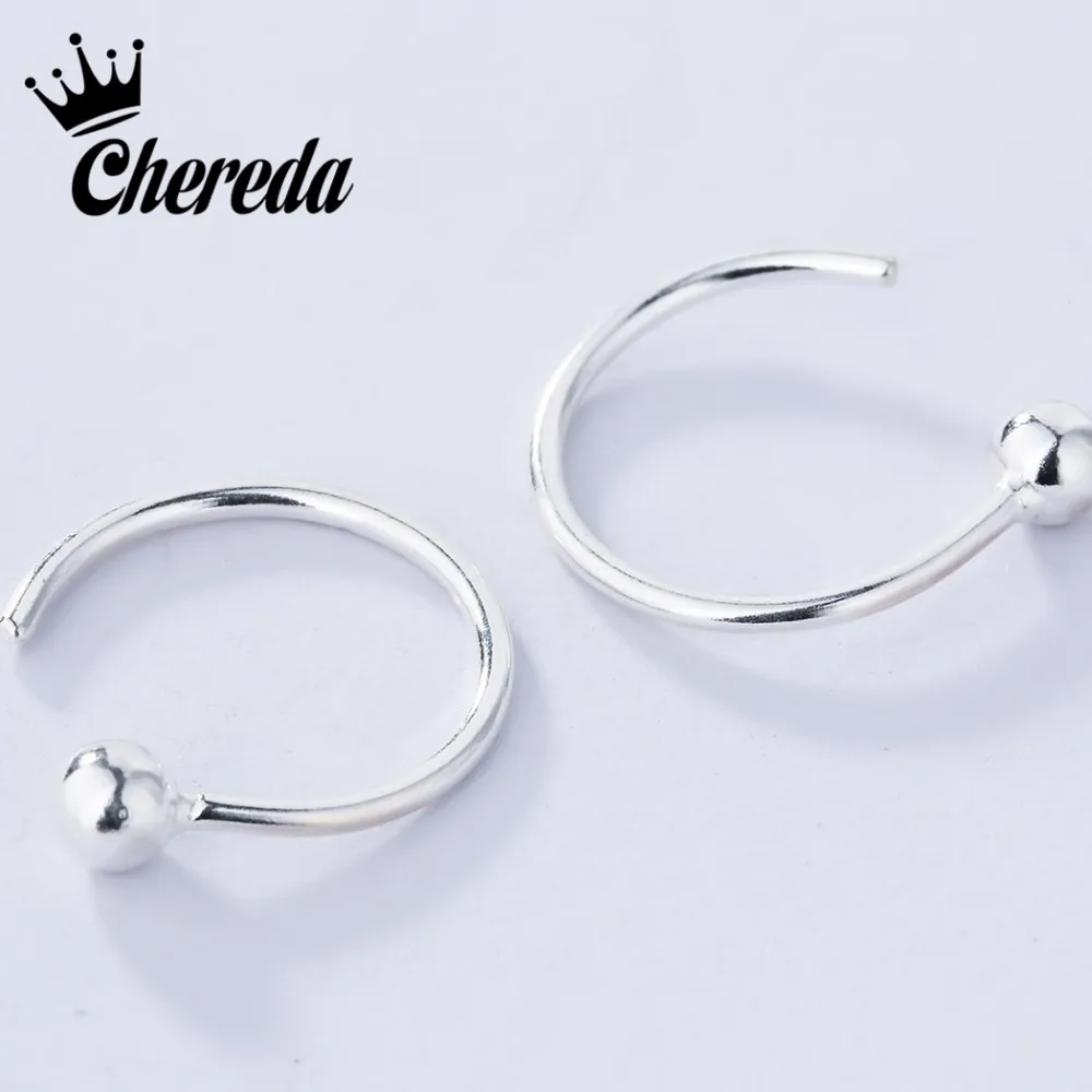 

Chereda Punk New Fashion Earrings Simple Geometric Semicircle Round Earrings Lady Earrings Wholesale Earrings For Women