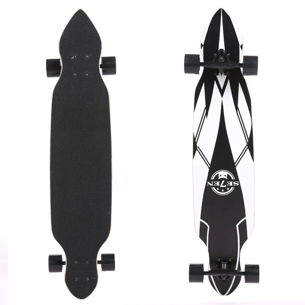 41 inch Wooden Deck Longboard Outdoor Adult Skate Board Dancing