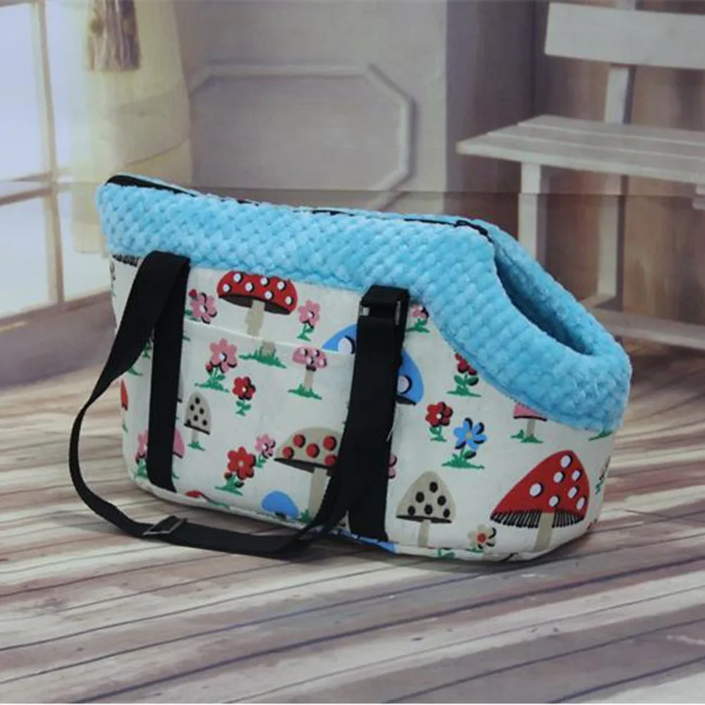 Pet Cats Carrier Bag Leopard Dots Printed Small Dog Bag Handbag Pet Carrier Travel Carrying Handbag