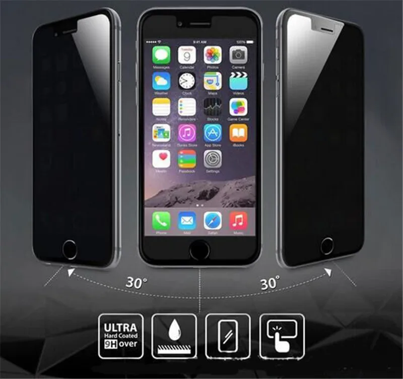 HOT SELL For Apple iPhone5 5S 6 6S 6PLUS Privacy Anti Spy Peeping HD