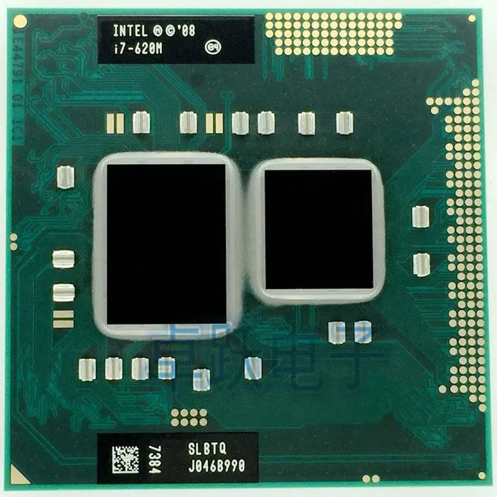 core processor Shipping free Original Intel Core I7 620m cpu 4M/2.66GHz/3333 MHz/Dual-Core Laptop processor I7-620M Compatible HM57 HM55 amd processor