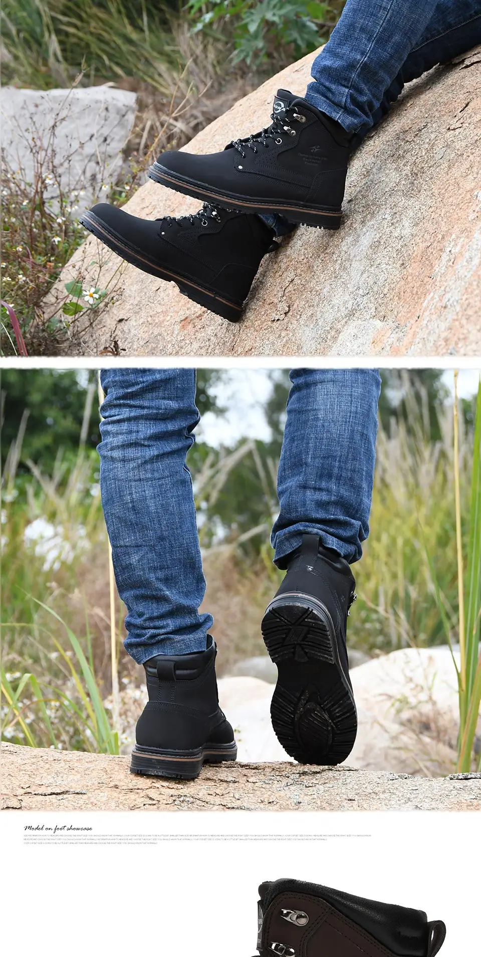 BONA на открытом воздухе короткие ботинки до щиколотки, на завязках; с защитой от скольжения; туфли в британском стиле размера плюс 46 с волнообразным краем; Zapatos De Hombre корова Разделение