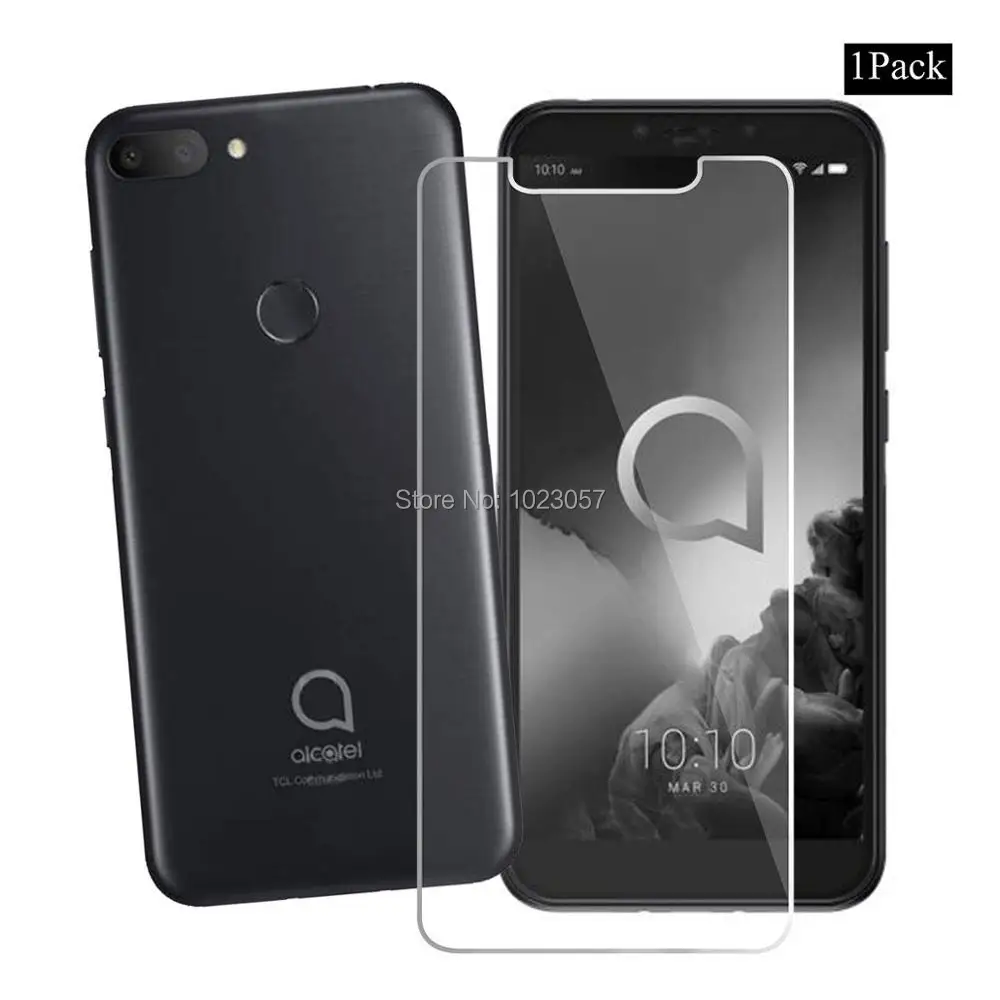 Для Alcatel 1S 2019 закаленное стекло чехол Полная защита Чехол с полным закаленным