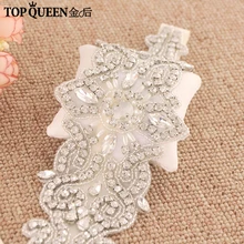 TOPQUEEN H26 Свадебные повязки на голову аксессуары для свадебной прически аксессуары со стразами и бриллиантами свадебные головные уборы Быстрая