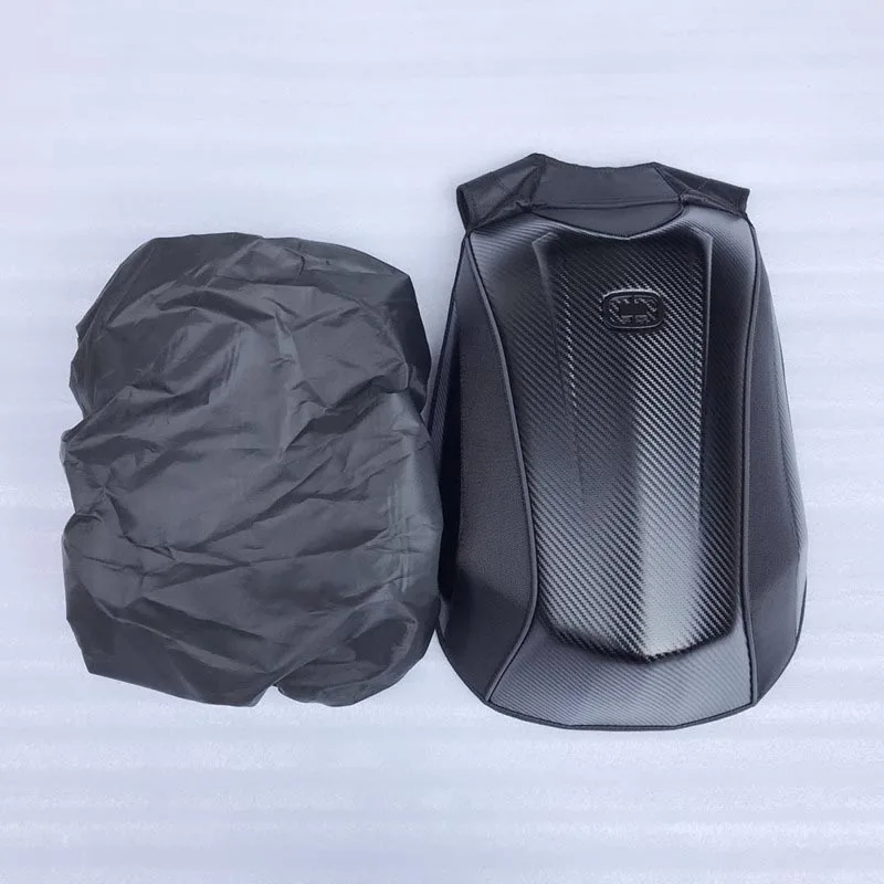 

Motorcycle Riding Backpack Shoulder Knight Unisex Helmet Hard Shell Refective Bag Box with Waterproof Cover Bag Moto 15 inch