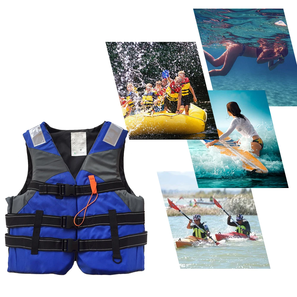 

Pro Reflective Life Vest for Fishing Swimming Boating Life Vest Jacket Ski Drifting Survival Life Vests Water Sports Equipment