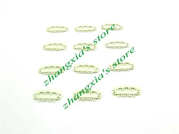 

Smallest 2.4cm 6 Teeth Hair Clips for Hair Extensions,Toupees Clips,Wig Clips,Hair Extensions Tools,Blonde,100pcs,Free Shipping