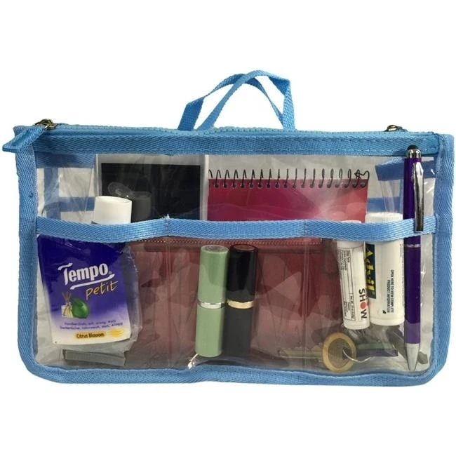 DDI 1980740 Handbag Organizer - Clear/Light Blue Case of 20