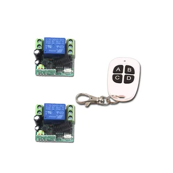 

DC 12V 1CH 10A Wireless Remote Control Light Switch Remote ON/OFF Mini Receiver With Case 315Mhz/433Mhz