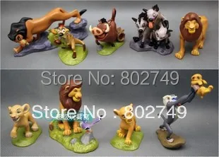 

9pcs/lot Classic Cartoon, The Lion King Simba Dolls ,Toys For Child,Figure Action Toy