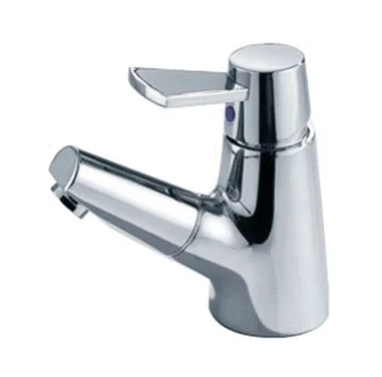 

Azos Basin faucet Pull-out Wash Basin Brass Chrome Cold and Hot Switch Single Function Basin Below Counter Basin Shower Room Rou