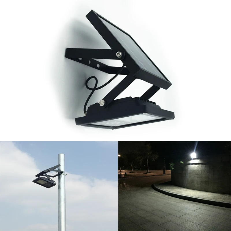 Goede Alle Metalen IP65 Waterdichte 24LED Solar Led schijnwerper Auto ON OFF Outdoor Licht voor Tuin Yard Wandlamp 3 Power modus