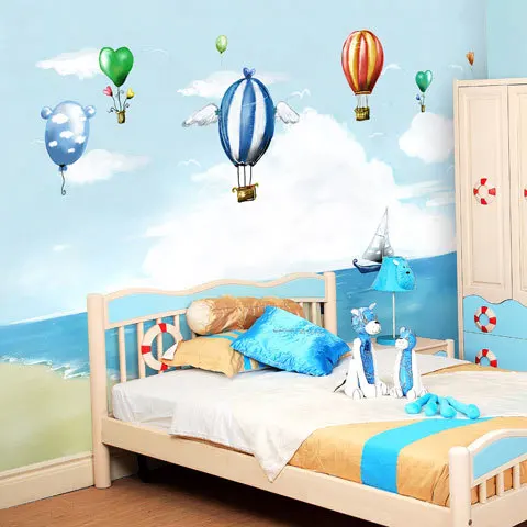 Free shipping Children's cartoon real nursery wallpaper ...