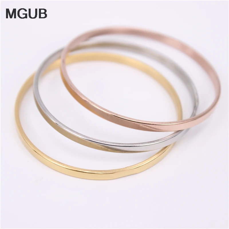

MGUB Three colors stainless steel fashion Jewelry For 3-5 years old children Bangle Top Quality LH627