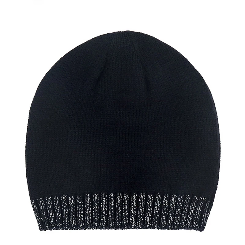 reflective wool hat