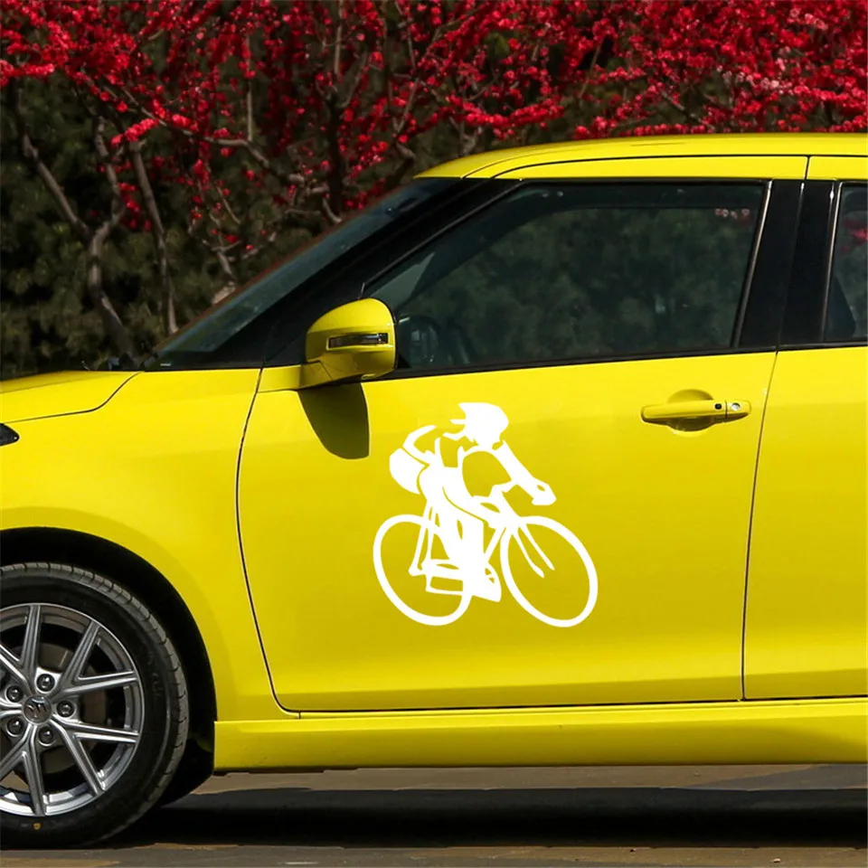 Cunymagos Bicycle Sports Athletes Sticker Decal High Quality Vinyl Reflective Decorative Car Stickers Fashion Car Decal Sticker13.513 (7)