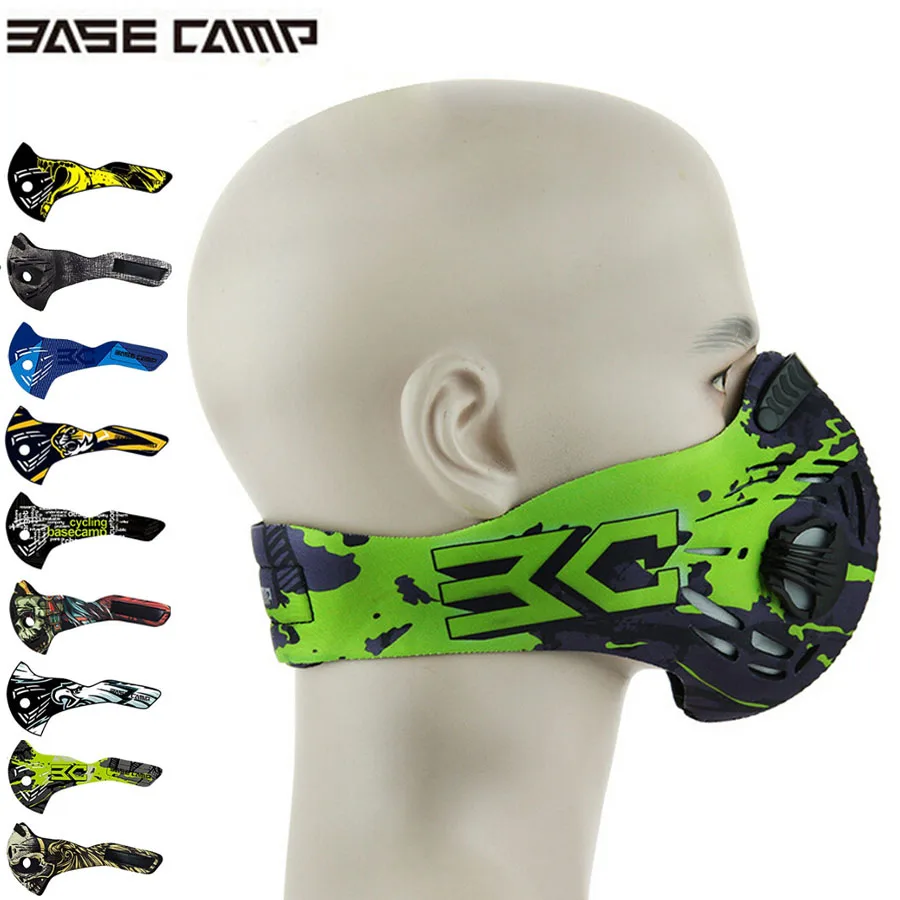 

Air Filter Sport Face Mask Training Bicycle Cycling Half Face Mask Men Women Bike Running Jogging Facemask Anti Pollution Masks