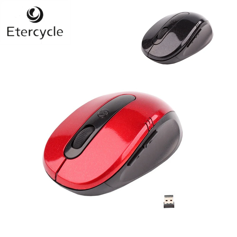 

RED 2.4GHZ USB WIRELESS OPTICAL MOUSE LAPTOP PC 10M Free shipping
