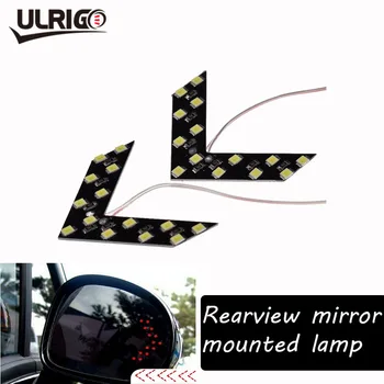 

Auto 10X Side CAR Retroviseur Fleche 14SMD LED Clignotants Lumiere Jaune Lampes Interieur Accessoires Ornements Pour peuget Opel