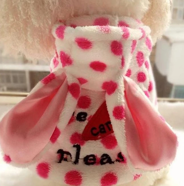 Soft Fleece Cute Yorkshire Chihuahua dog clothing Best Quality Dog