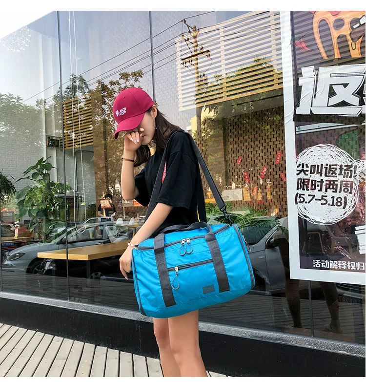 M17-537 # новая мода нейлоновый ковш сумка мужская и женская Сумка багажная дорожная сумка