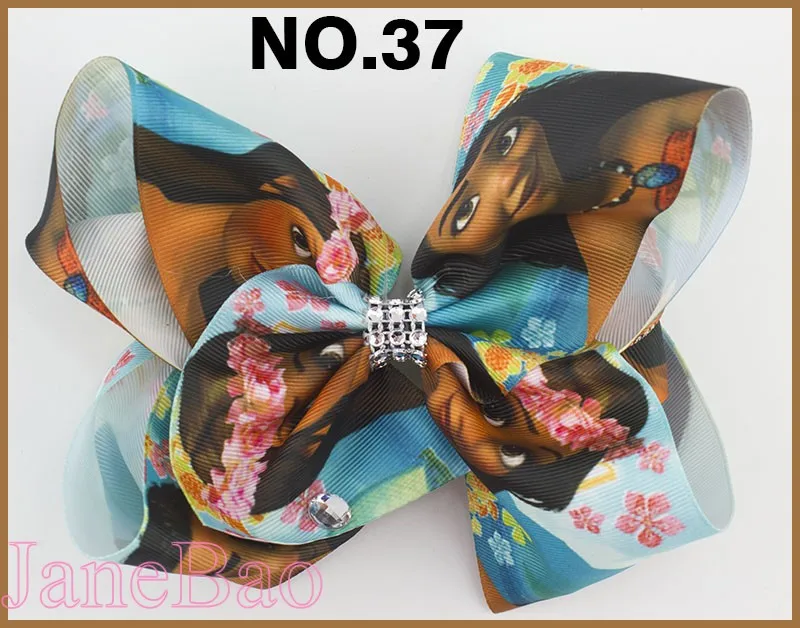 

free shipping 30pcs 8'' rainbows hair bows big boutique hair bows emoji girl big clips dance hair accessosires rhinestone