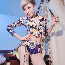 Новинка года бар сценическая танцевальная одежда dj певица костюм платье для выпускного вечера DS пикантные костюмы хип хоп Танцы Джаз костюмы смокинг Топы корр