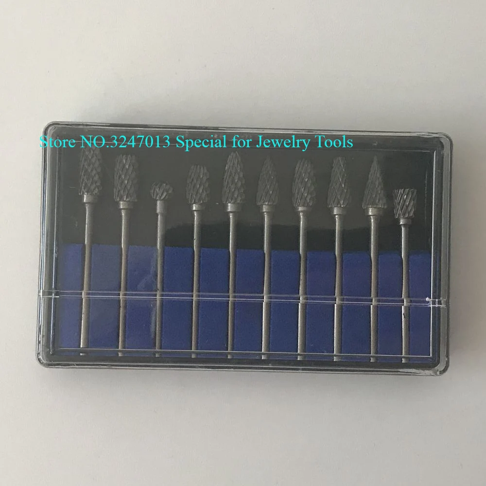 Polishing engraving Carbde Rotary Files 10pcs/set for Jewelry