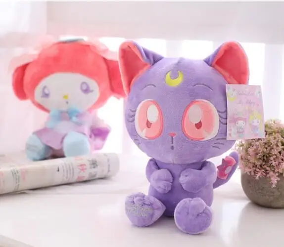 Candice guo! Милая плюшевая игрушка Сейлор Мун Луна кот милая мелодия мягкая кукла с