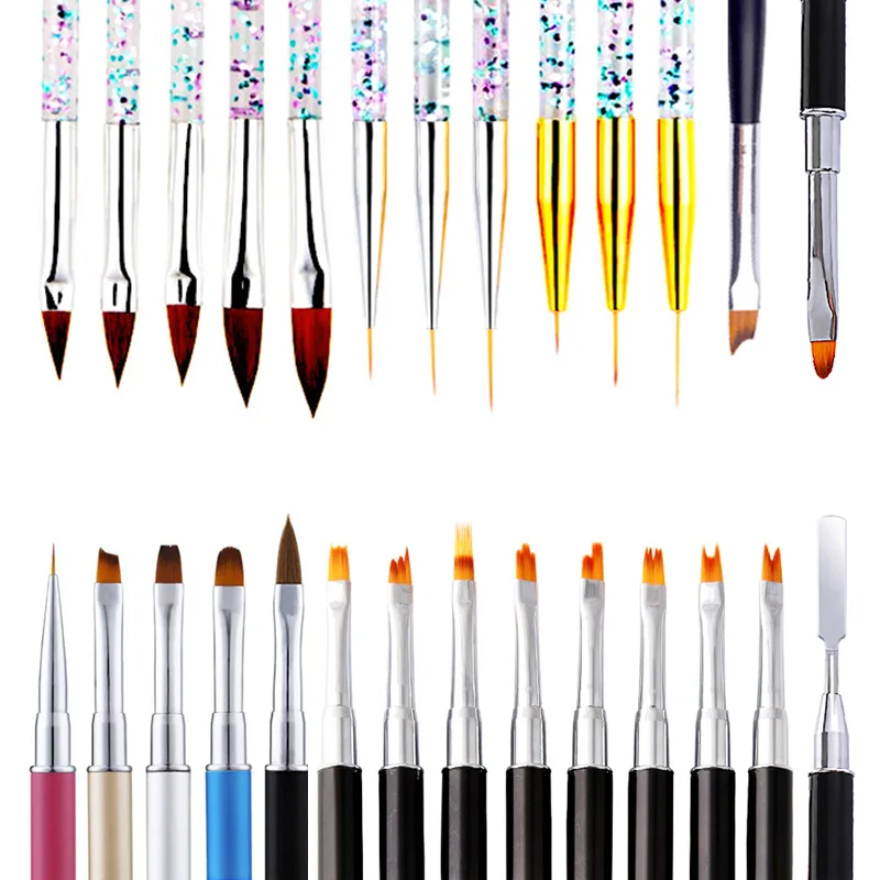 

Nail Brush Set Dotting Pen Kit for Nail Design Acrylic Drawing Pen French Style Brushes Nail Art Brushes For Manicure Tool NBP
