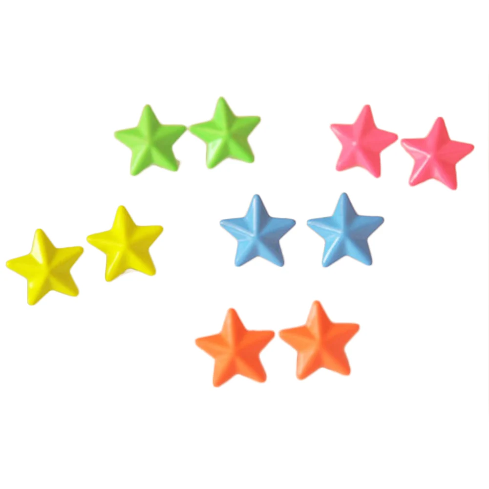 

2018 NEW Candy Color Star Earrings Fashion Jewelry Female European Style Cute Bijoux