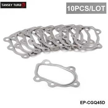 TANSKY - 10PCS/LOT Turbocharger Gasket fitting Garrett T25 T28 Turbo GT25, GT28 5 Bolt EP-CGQ45D