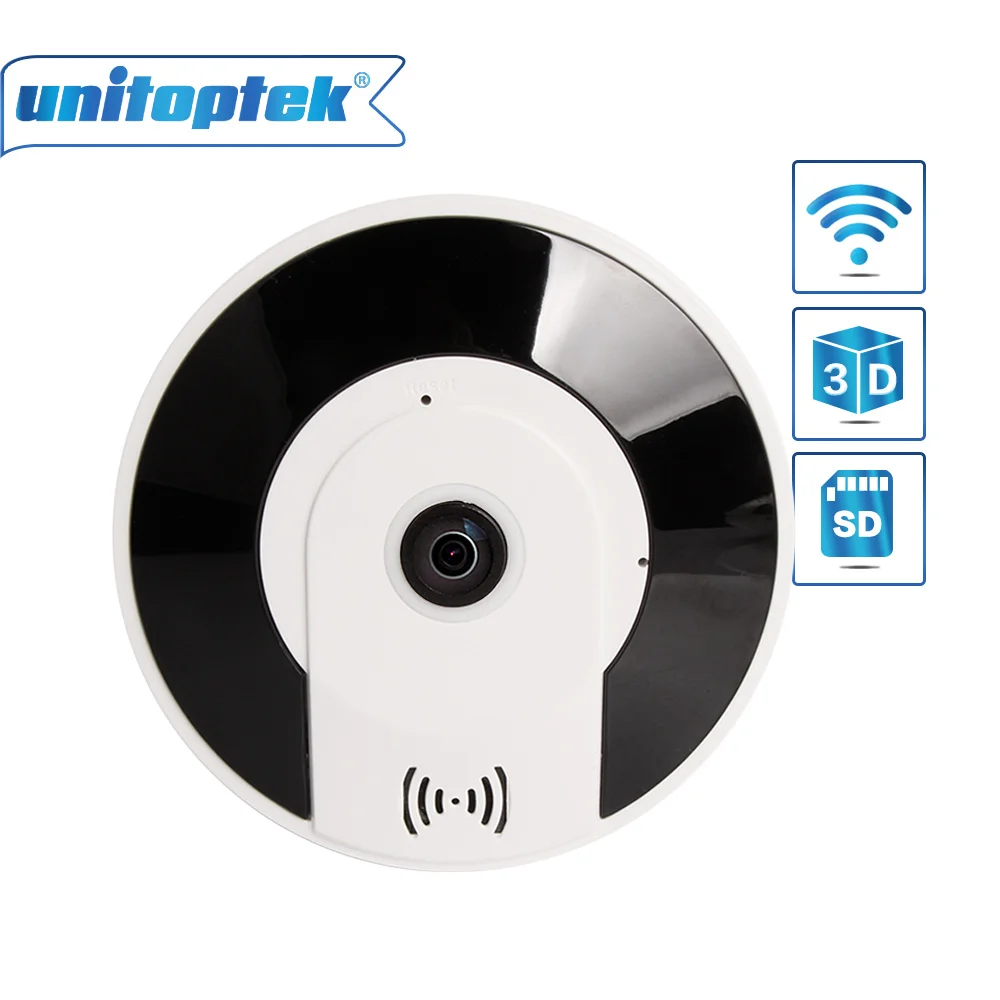 

3D VR 960P WiFi CCTV Camera Wireless Fisheye Security Camera Surveillance Night Vision V380 Wi-Fi 3D Camera View Baby monitor