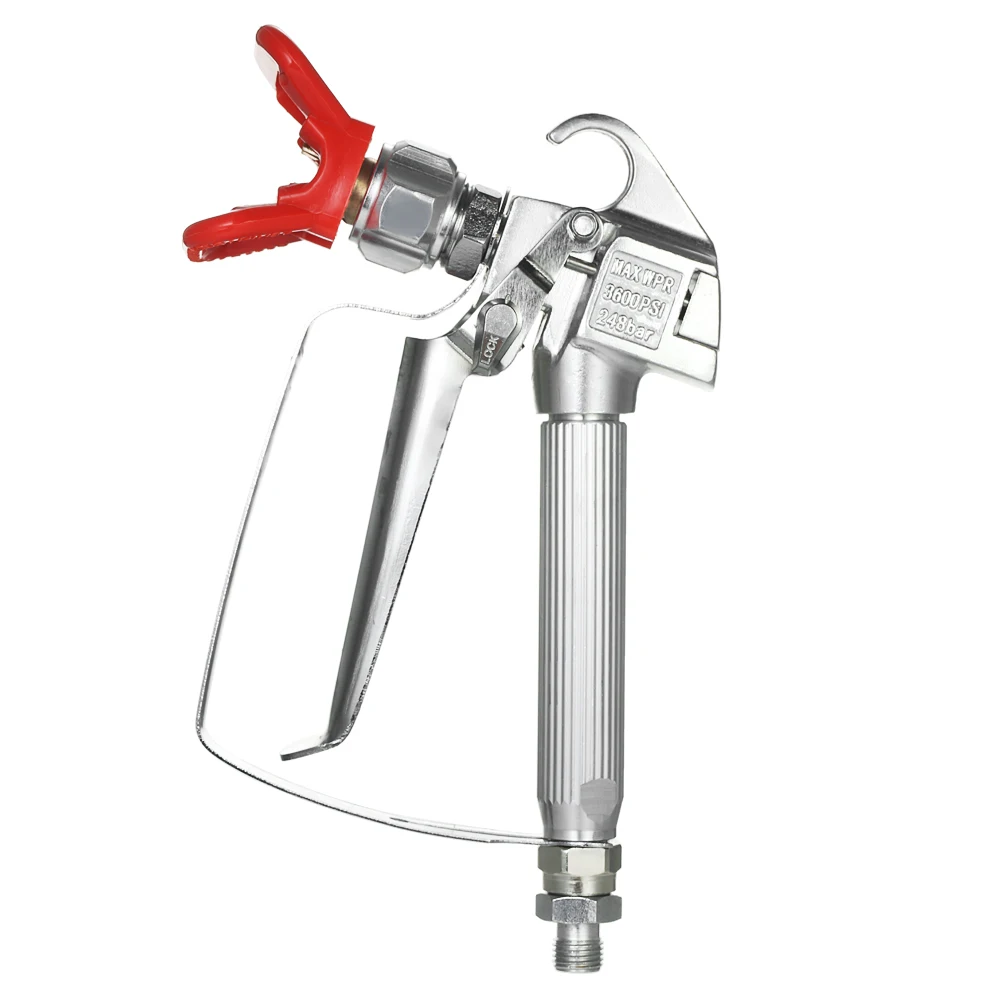 3600 PSI High Pressure Airless Paint Spray Gun airbrush + Nozzle Guard