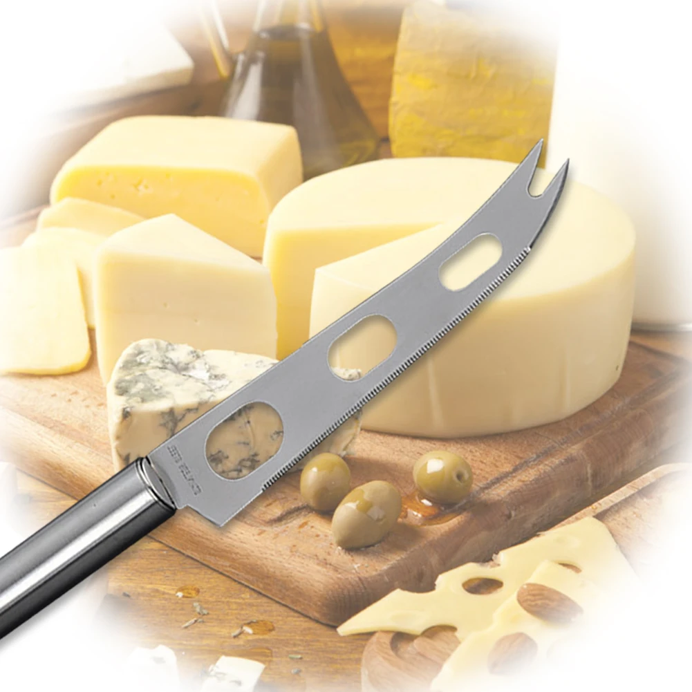 Инструменты Нож для сыра 3 отверстия круглая ручка кухонная вилка для овощей из нержавеющей стали для пиццы масло Фрукты