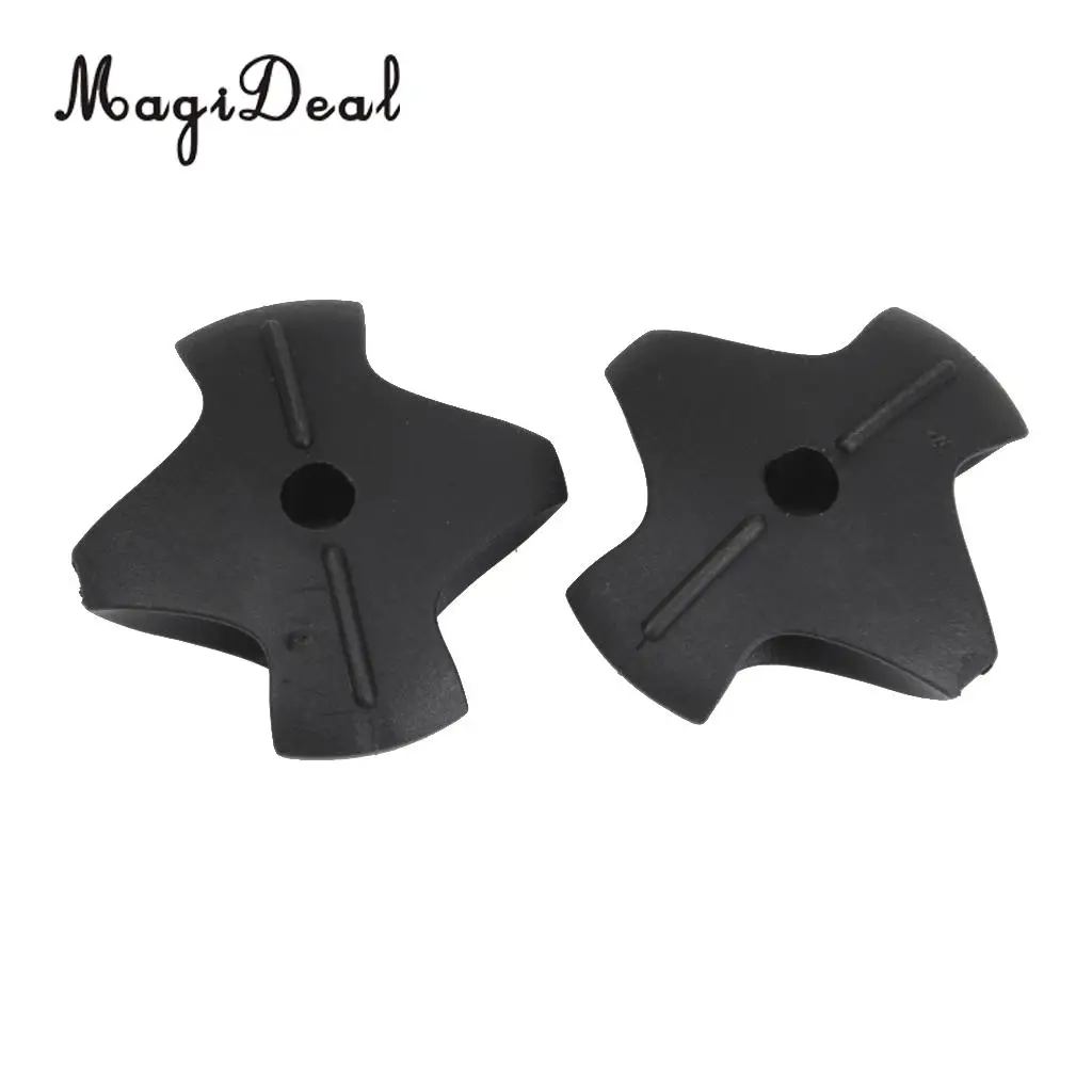 Pack of 6 Pieces Black Nylon Boat Kayak Deck Line Guide for Securing Deck Lines Shock Cord Canoeing Rafting Accessories