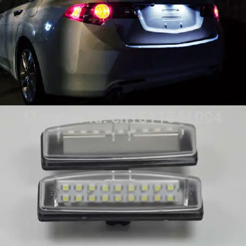 2x led License number plate light For LEXUS IS200 IS300 GS300 ES300 RX330 Free SHippinglight