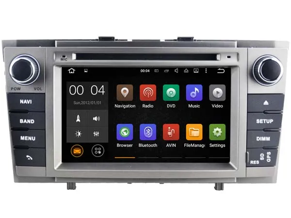 Clearance Android 9.0 Car Dvd Navi Player FOR TOYOTA AVENSIS 2008-2013 audio multimedia auto stereo support DVR WIFI DAB OBD all in one 0