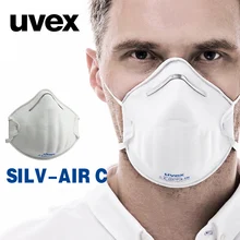 20 шт./кор. UVEX 2100 Пылезащитная маска FFP1 Анти-туман PM2.5 сажевый респиратор ушной петля типа Пылезащитная Рабочая маска