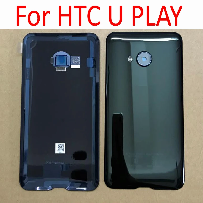 5," оригинальная Стеклянная Крышка батарейного отсека для HTC U Play задняя крышка корпуса Дверь с объективом камеры U Play Запасная часть