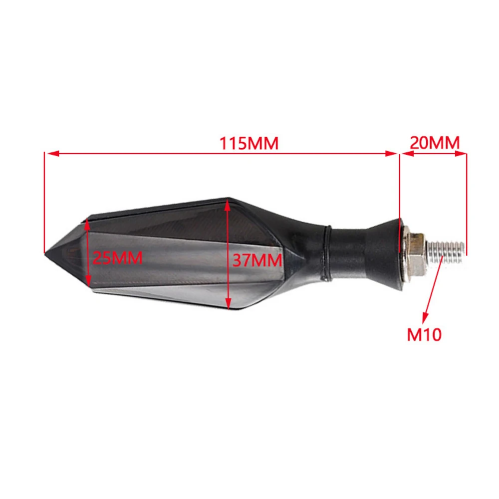 2 шт 12V универсальный мотоцикл светодиодный указатель поворота Стоп-сигнал лампа-мигалка светильник для Kawasaki z1000 Z900 Z800 ninja 400 650 250r Z400