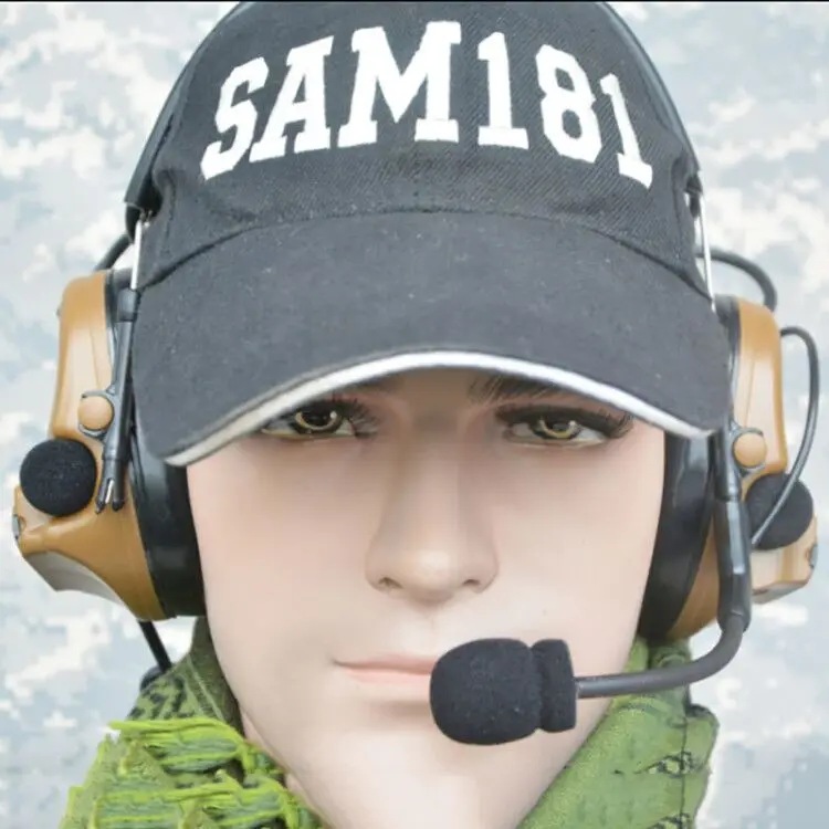 

TCA Tactical ComTac III (New Model) Single Com Pickup Noise Reduction Headset for tca TRI PRC-152 PRC-148 Walkie Talkie CB/OD