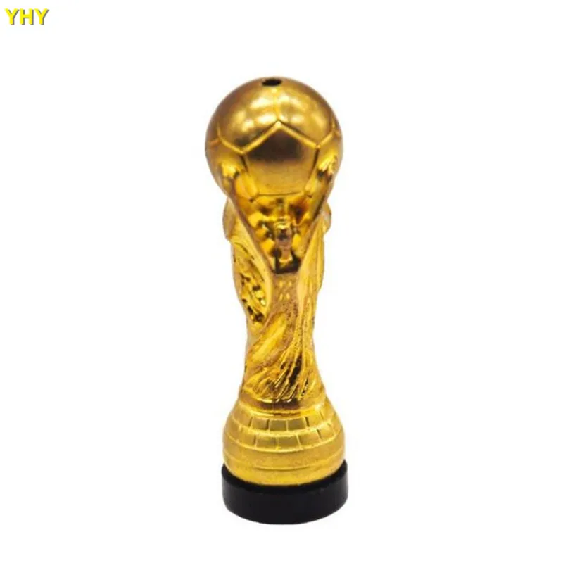 Newest 68mm Metal World Cup Trophy Snuff Bottle Smoking Pipe Tobacco Cigarette Filter Pipes Sniffer Snorter Tools Gold Silver Color05