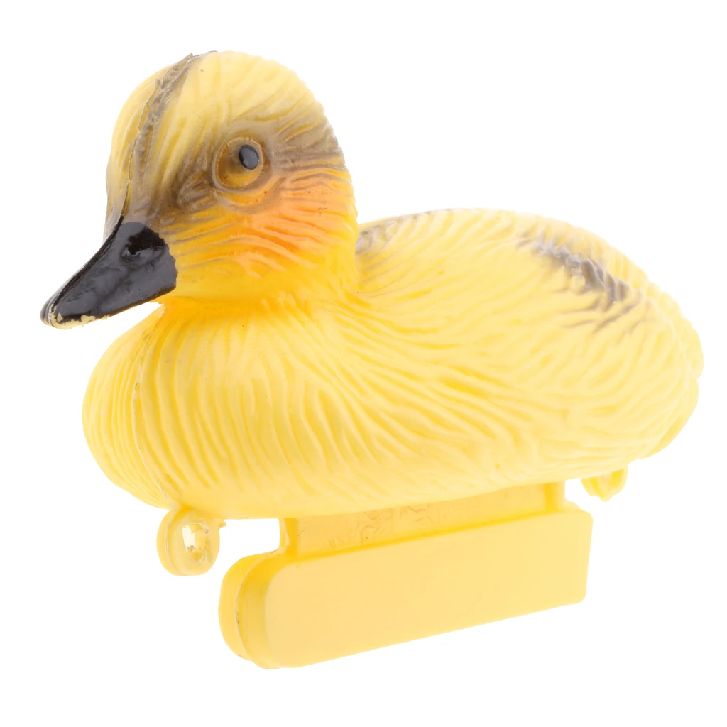 4 Pieces Baby Duckings Floating Decoy Ducks Mallard Plastic Ornament Pond