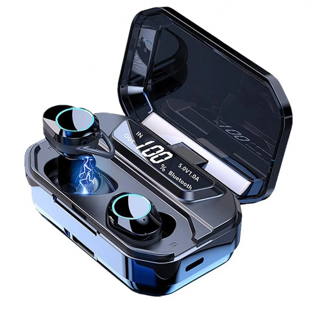 

TWS Earbuds Bluetooth 5.0 Earphones Waterproof Sport True Wireless Handsfree Headset with mic for Apple iPhone Android Samsung