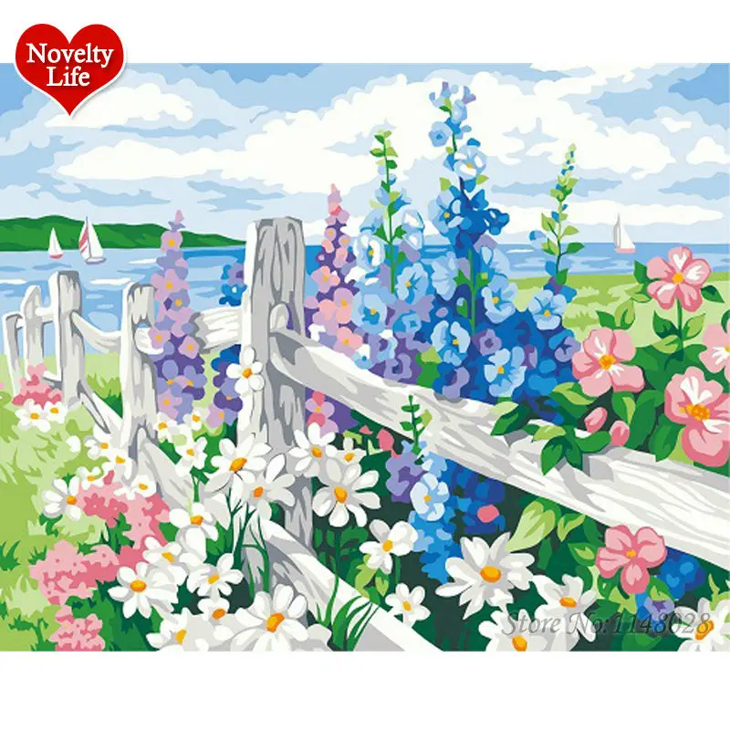 DIY Digital Painting by Numbers Handpaint Oil Paint Living Room Bedroom