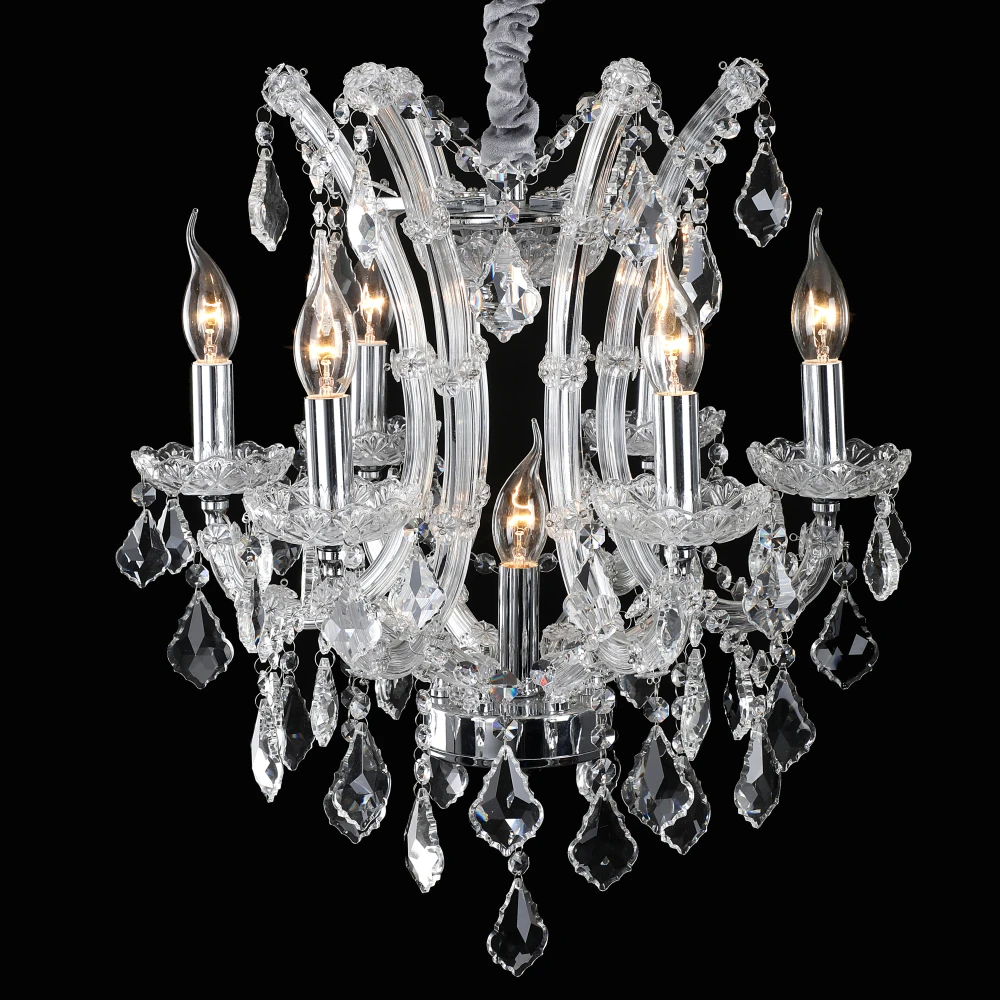 

2020 Crystal Chandelier Lamp LED Dining Living Room Chandelier Lighting Russia Modern Lustres de Cristal Chandelier Luminarias