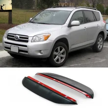 Carro-Styling PARA TOYOTA RAV4 XA30 A Partir De 2005 para 2012 espelho retrovisor chuva sobrancelha capa de chuva Carro Protetor À Prova de Chuva Lâmina Flexível Styling