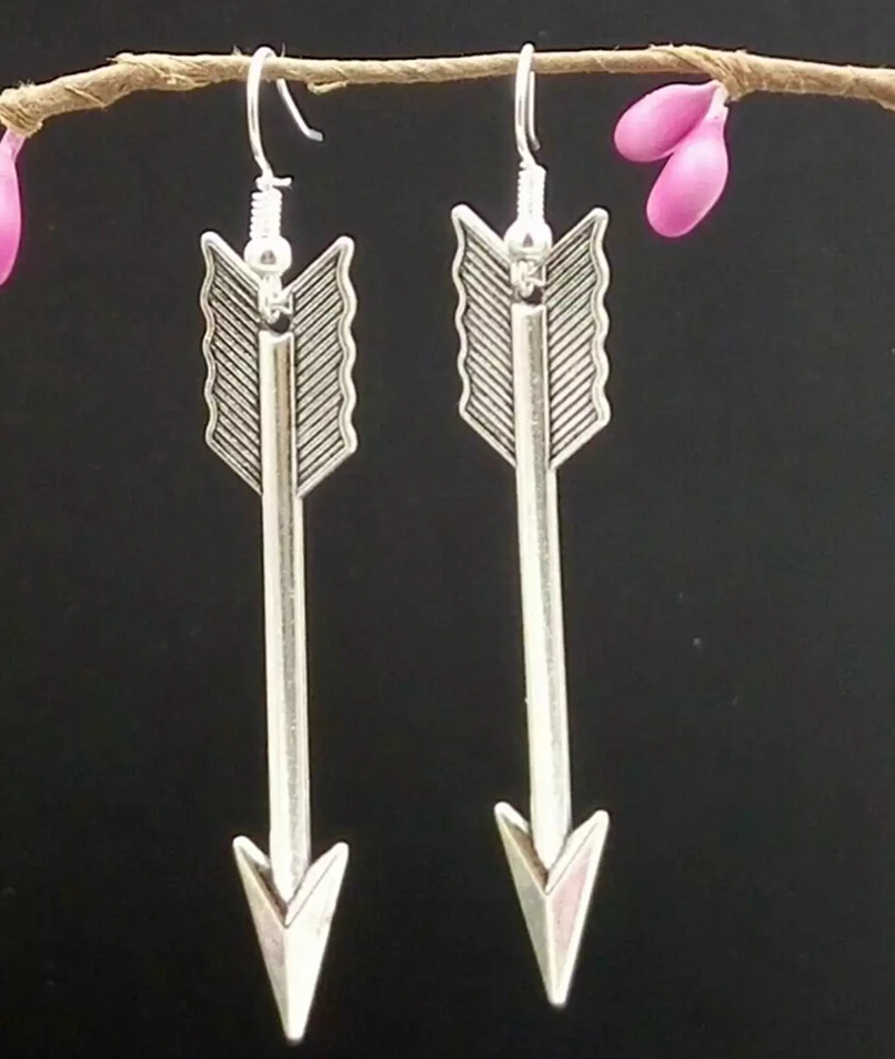 10 пар винтажных Подвесок в виде стрелы и лука для стрельбы из серьги подвески