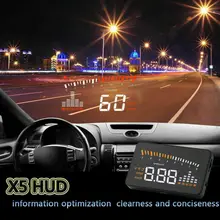 GPS HUD universel pour voiture, affichage tête haute, alarme de vitesse, moniteur de tension, compteur de vitesse intérieur pour automobile